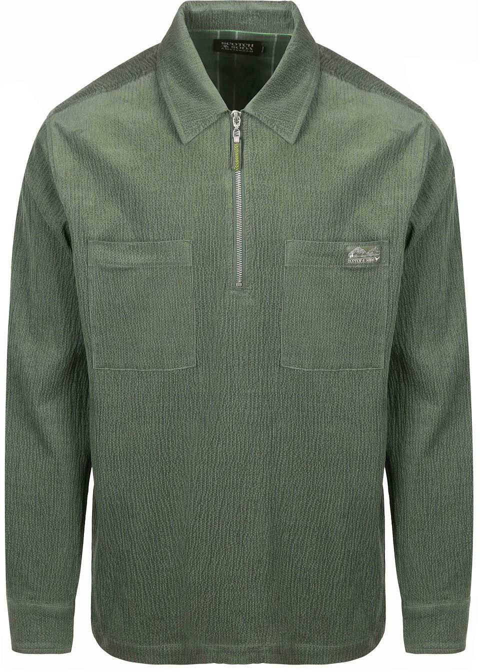 Scotch & Soda Manchester Långärmad Piké Grön Storlek