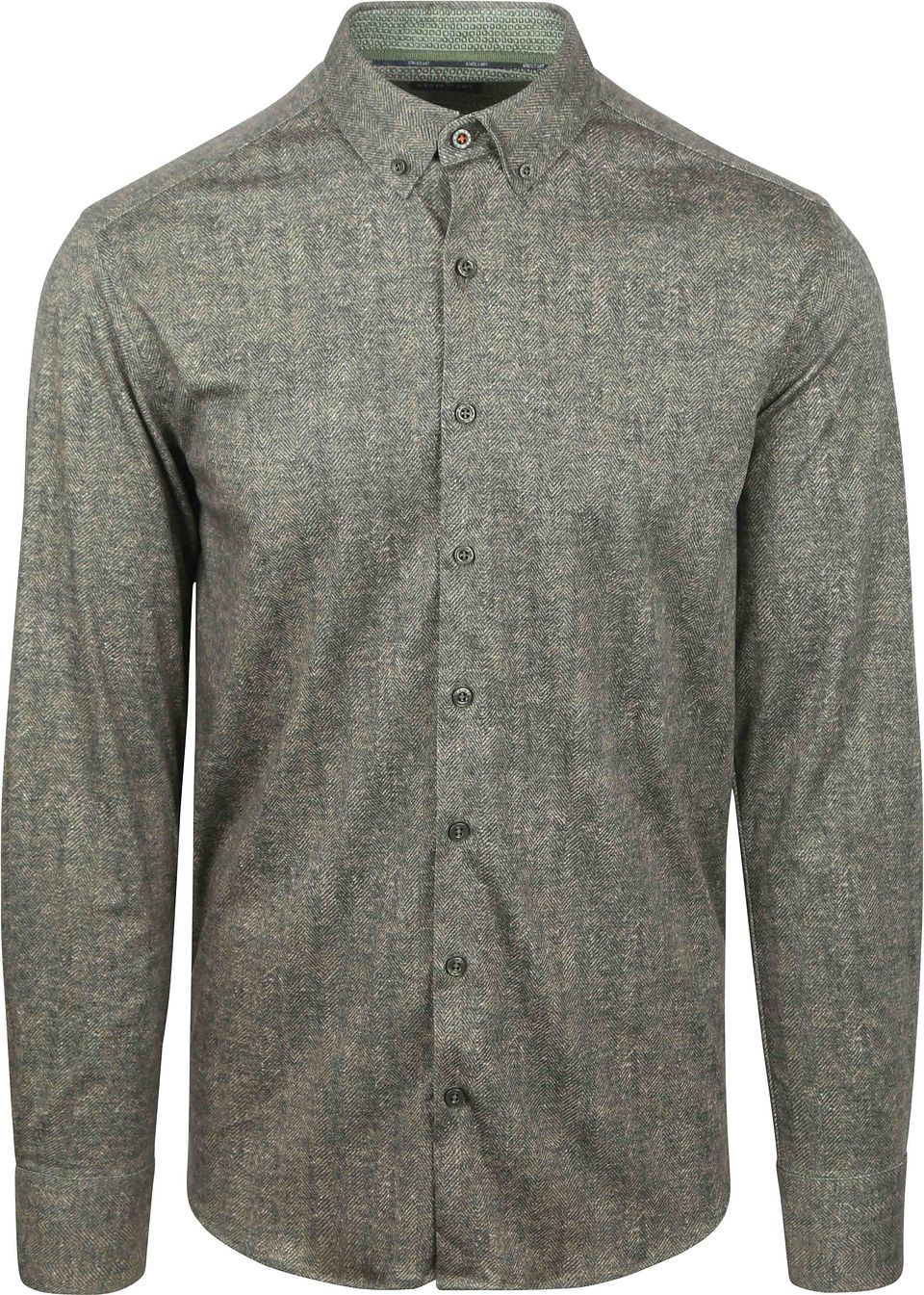 Skjorta i Herringbone-jersey
