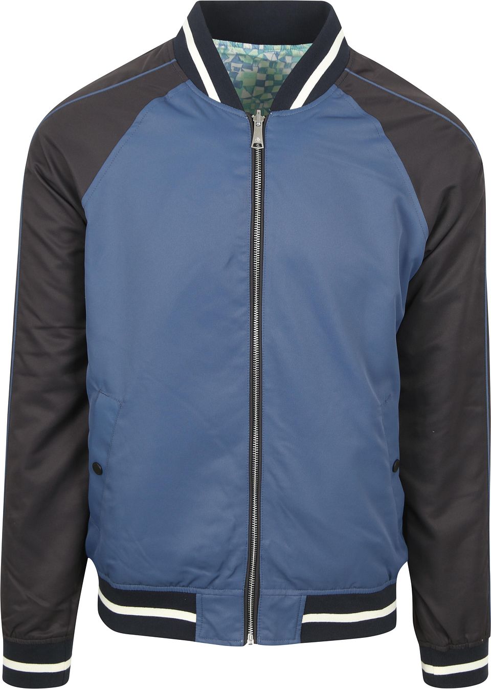 Reversible Bomber Mörkblå Blå Storlek