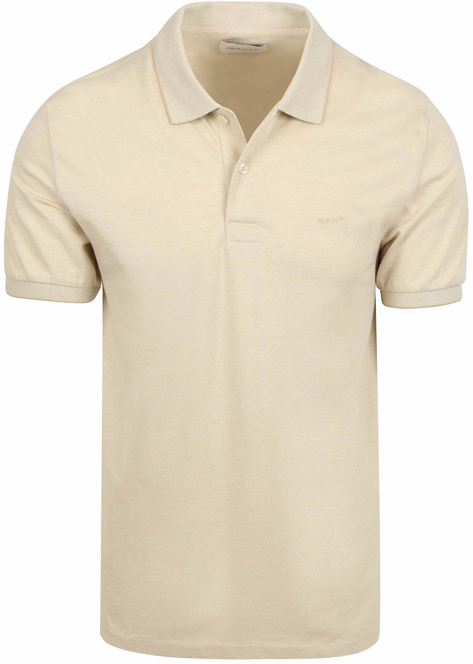 2Tone Piké Pikétröja Ecru Beige Storlek