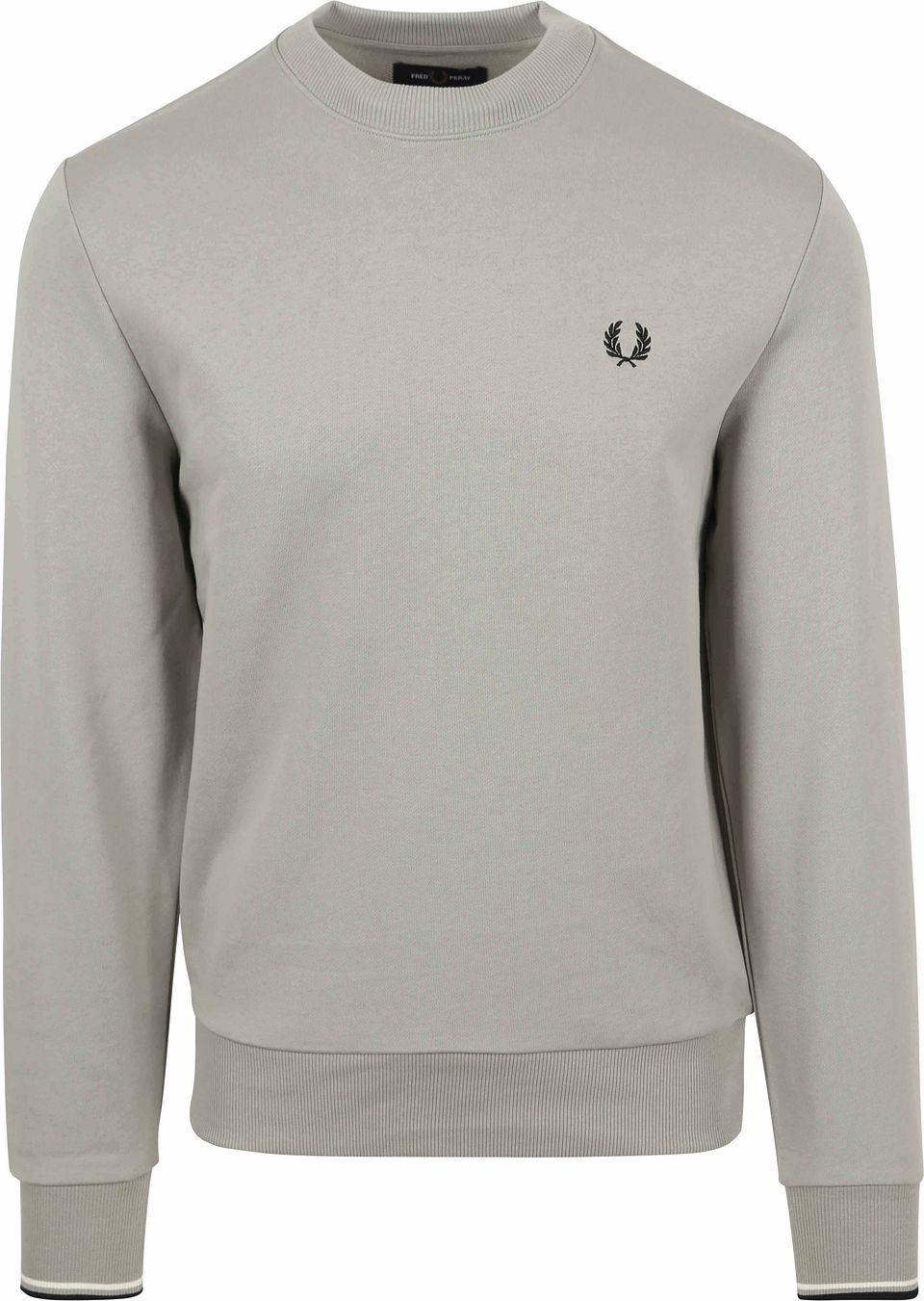 Sweatshirt Logotyp Ljusgrå Grå Storlek