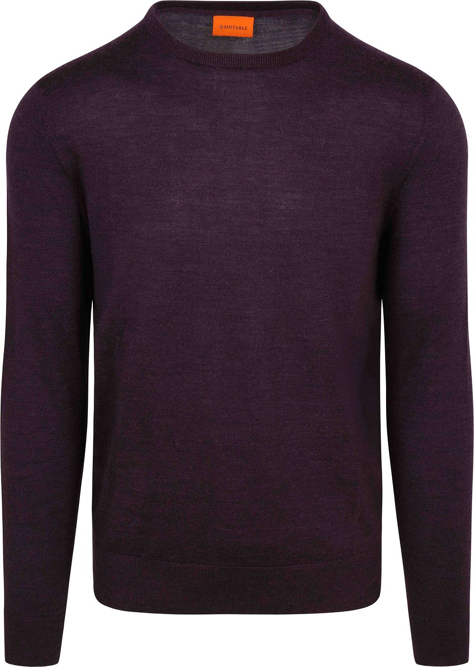 Merino Pullover Lila Storlek