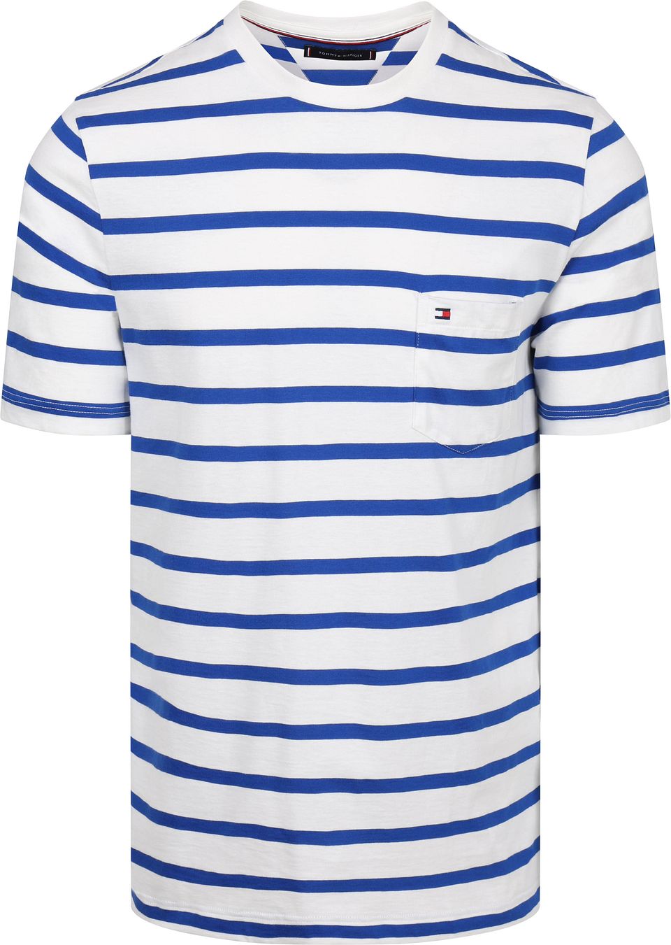 T-shirt Randig Blå Storlek