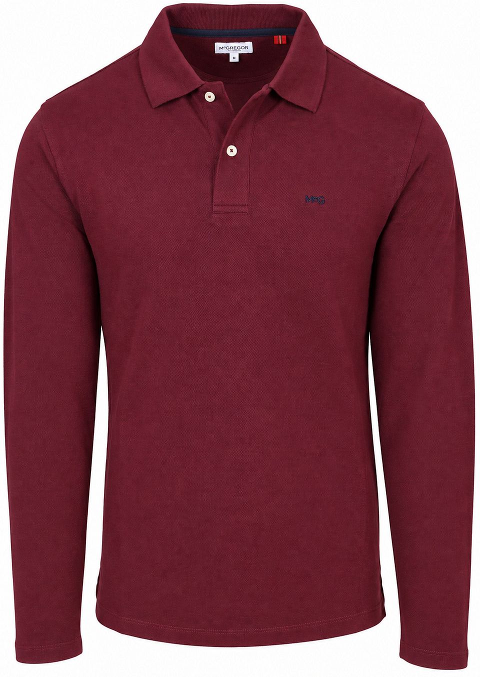 Longsleeve Classic Pikétröja Burgundy