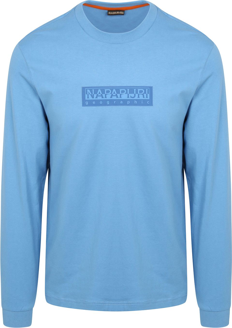 Långärmad T-shirt Logo Blå Storlek
