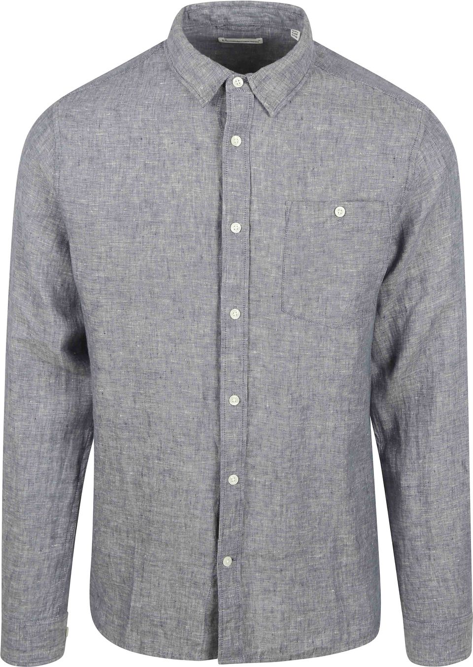 Skjorta Linne Vintage Indigo Ljusblå Blå Storlek