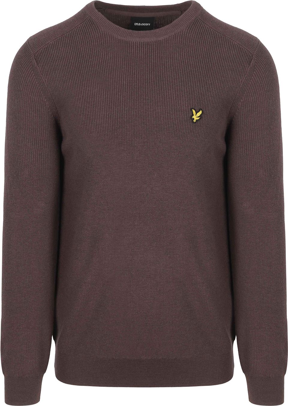 Lyle & Scott Rib Pullover Brun Storlek