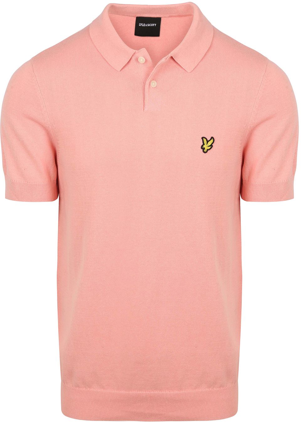 Lyle & Scott Stickad Piké Grapefrukt Rosa Storlek