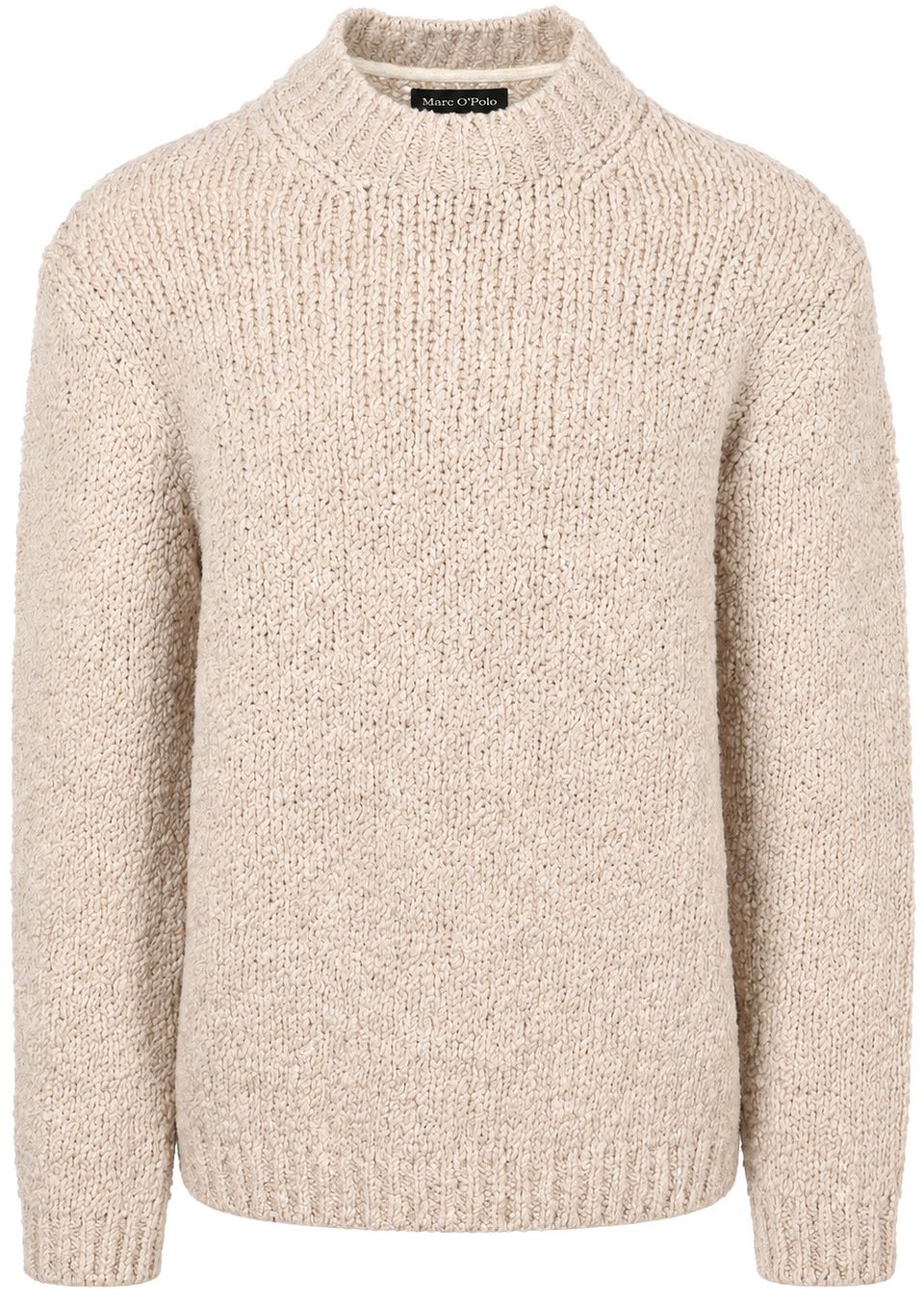 Pullover Melange Medium Beige Storlek