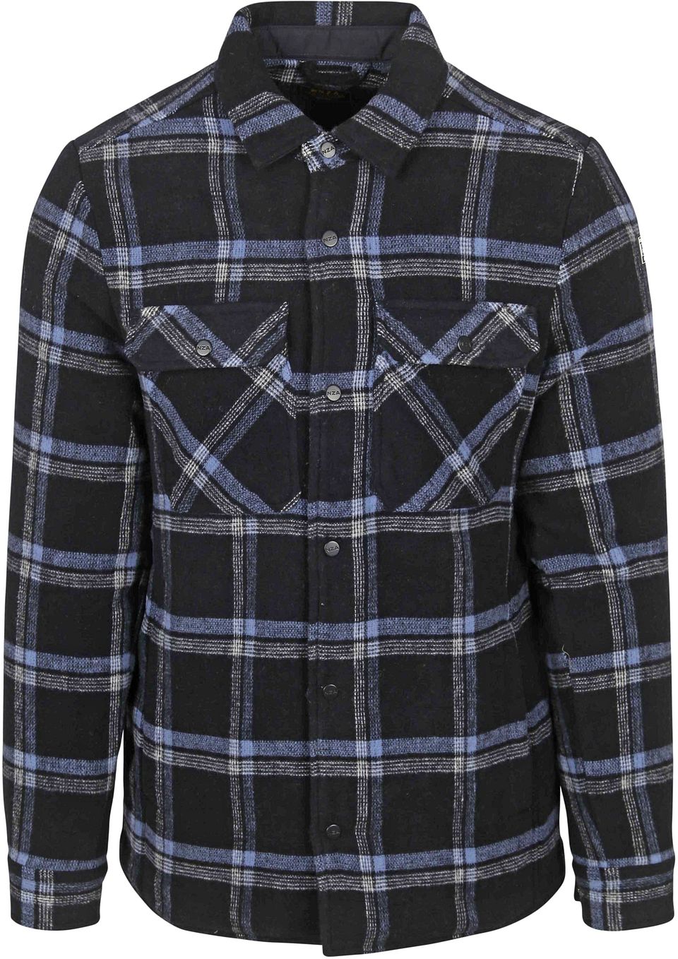 NZA Overshirt Alex Ullmix Blå Mörkblå Storlek