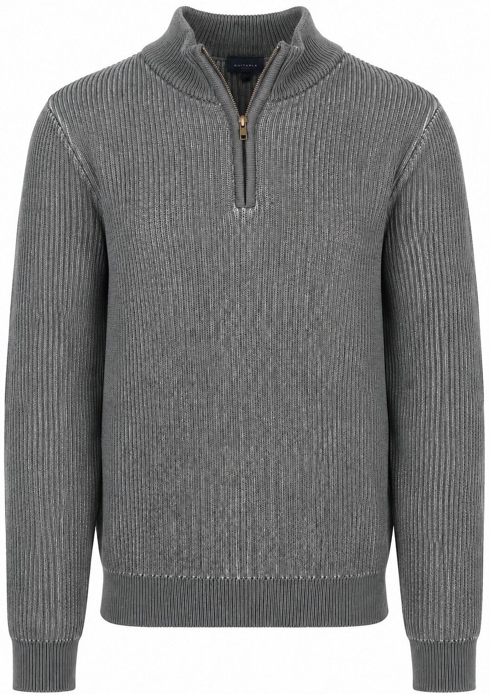 Bico Half Zip Tröja Grå Storlek