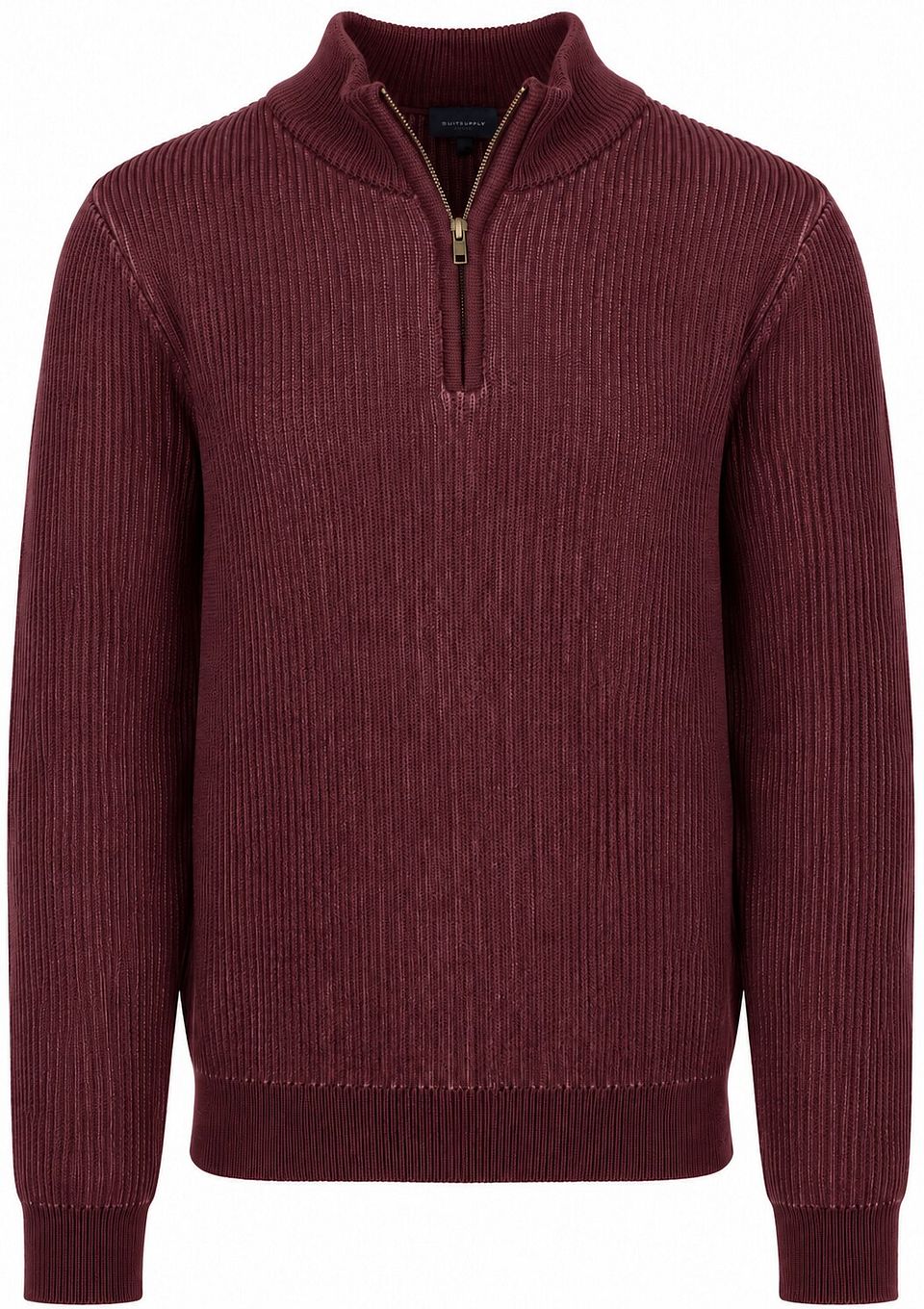 Bico Half Zip Tröja Vinröd Bourgogne Röd Storlek