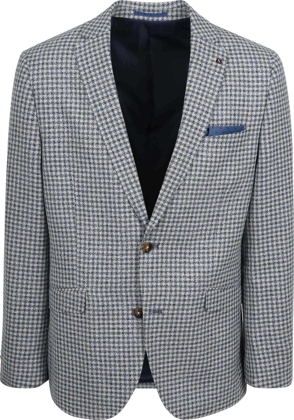 Blazer Grou Check Royal Blå Storlek