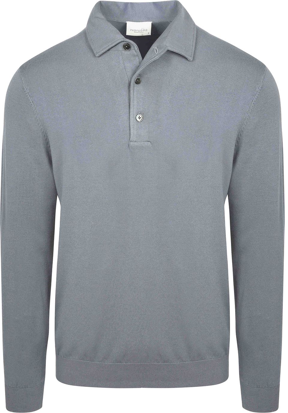 Långärmad Piké Luxury Basic Blå Storlek
