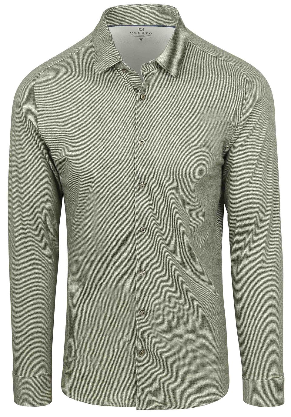 Skjorta Twill Optik Grön Storlek