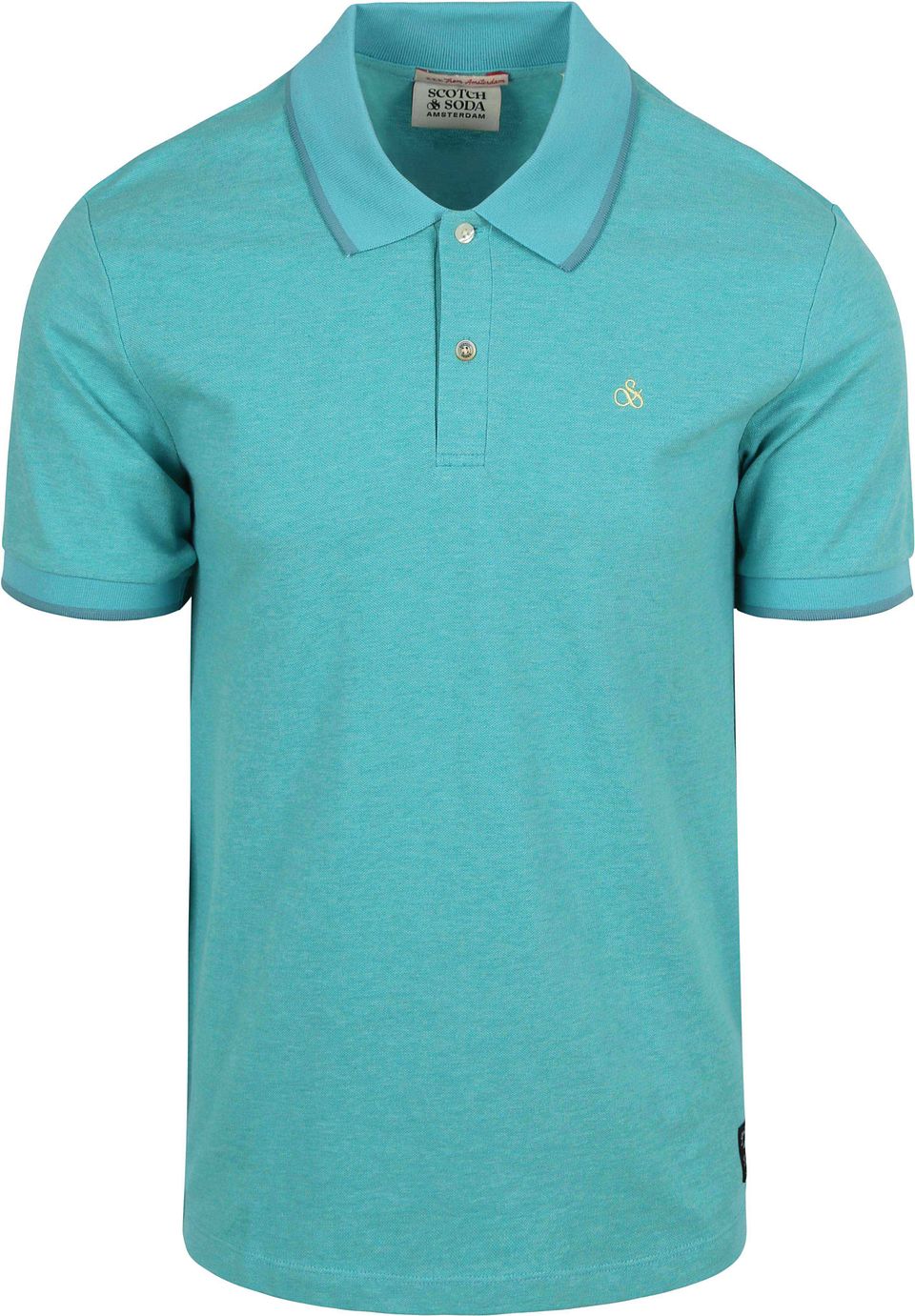 Scotch & Soda Melerad Polo Blå Turkos Storlek
