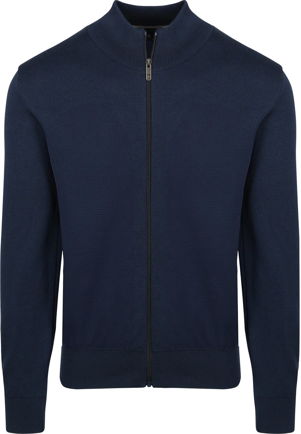 Halvzip Tröja Structure Navy Blå Mörkblå Storlek