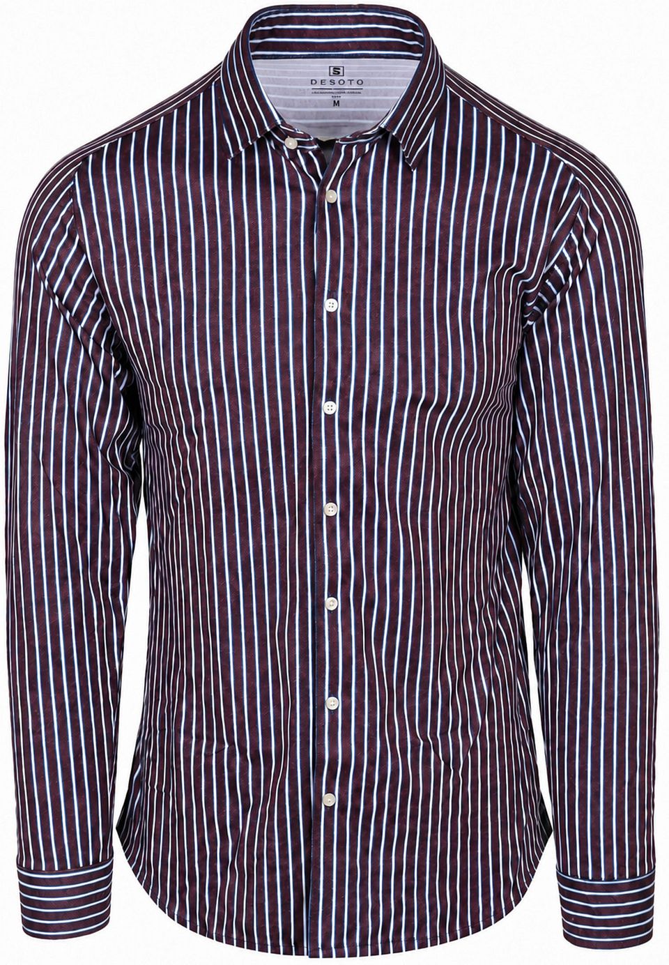 Skjorta Multi Stripe Röd Storlek