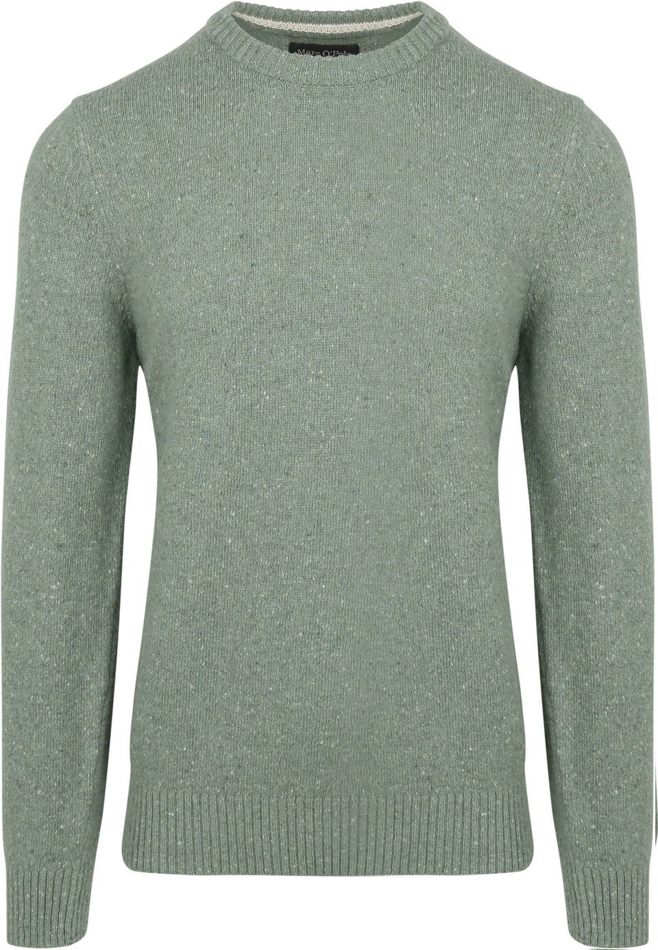 Tröja Tweed Ullmix Grön Storlek
