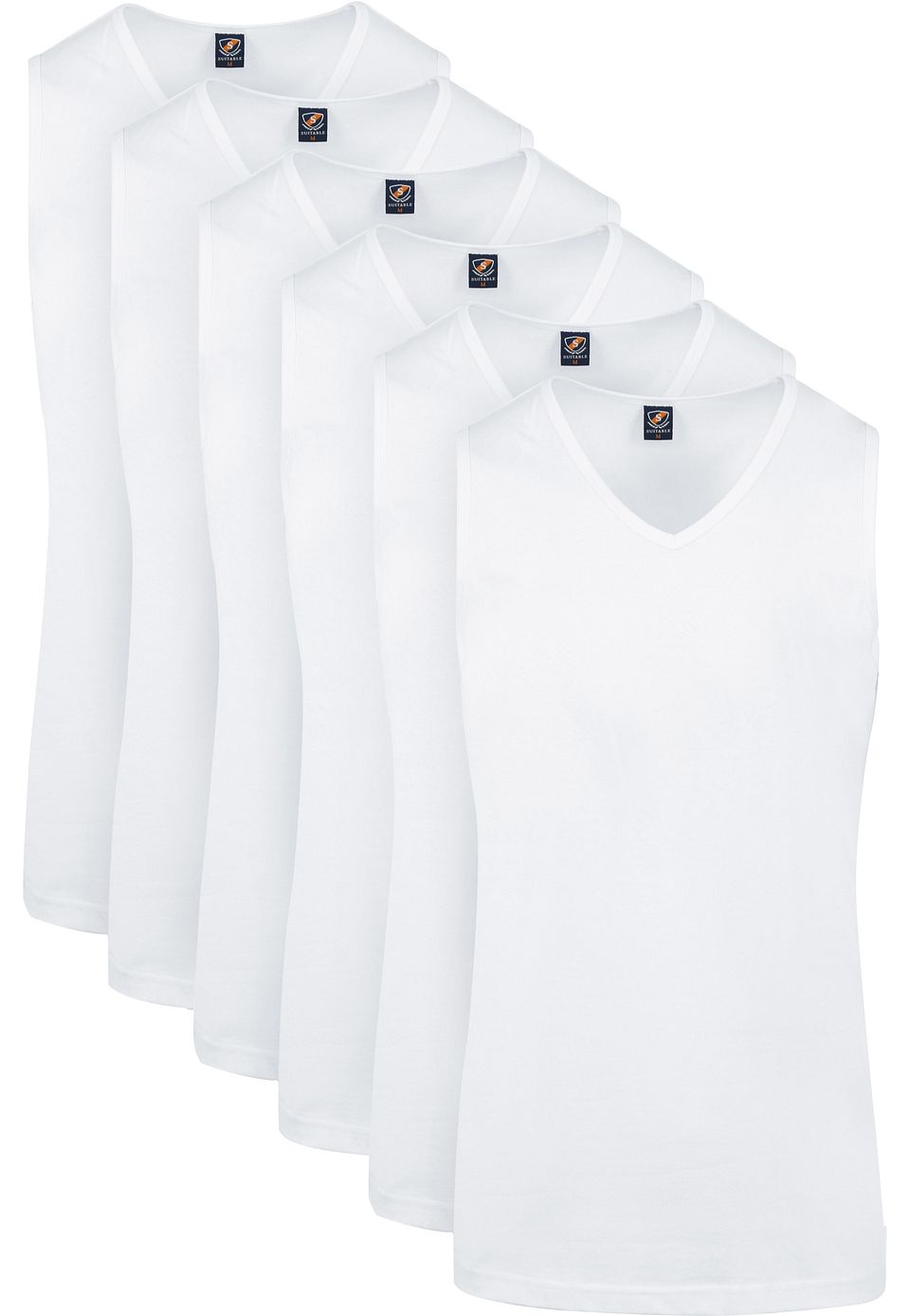 Viless T-Shirt Ärmlös 6-Pack