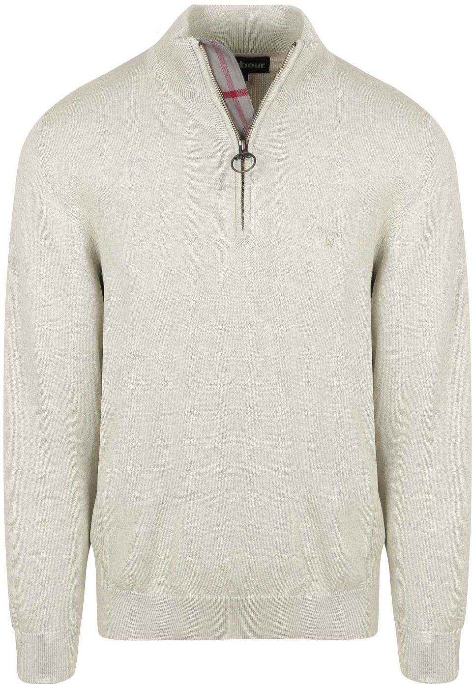 Tröja Half Zip Greige Beige Grå