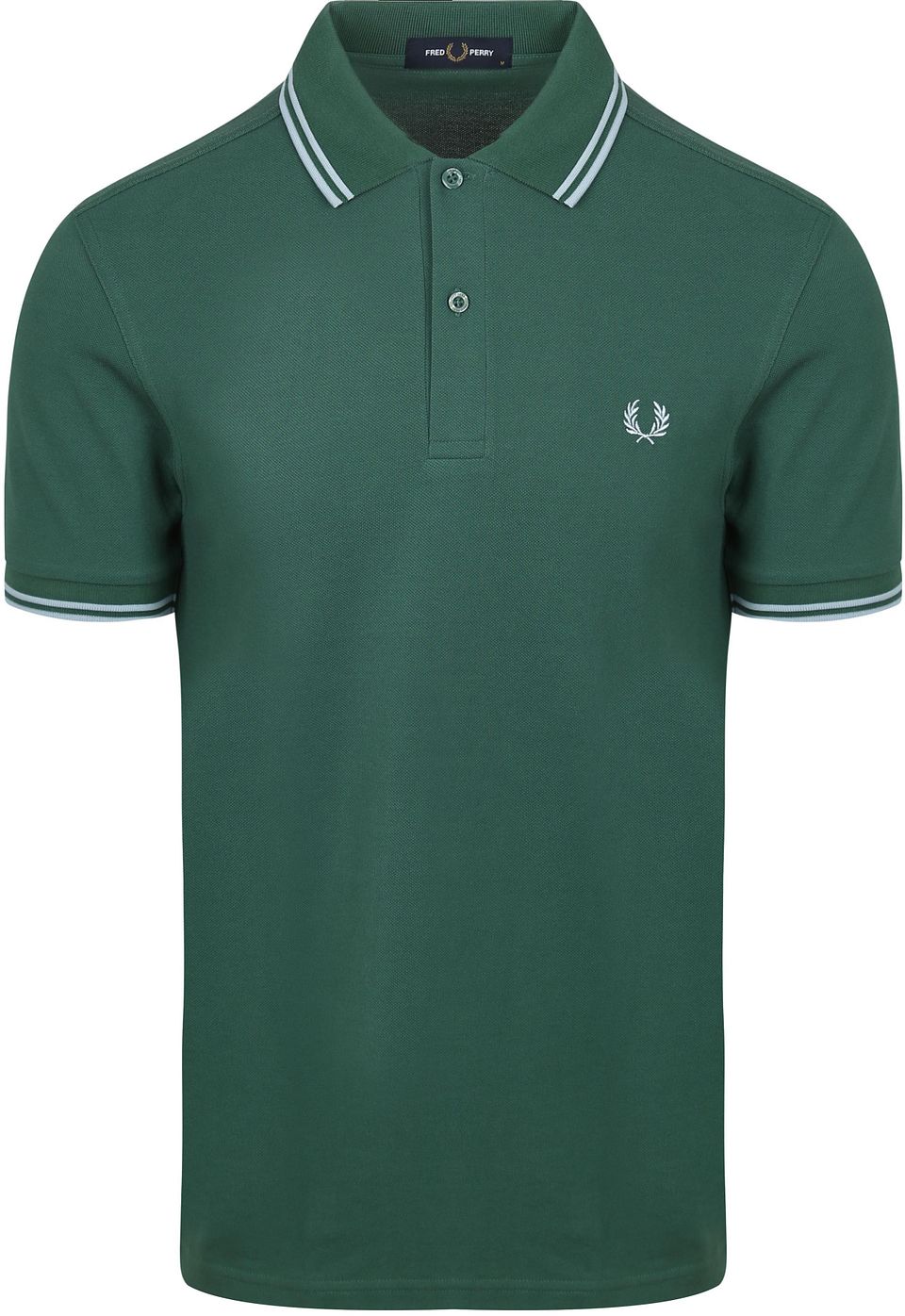 Fred Perry Polo Twin Tipped M3600 Green Z59 M3600-Z59 order online