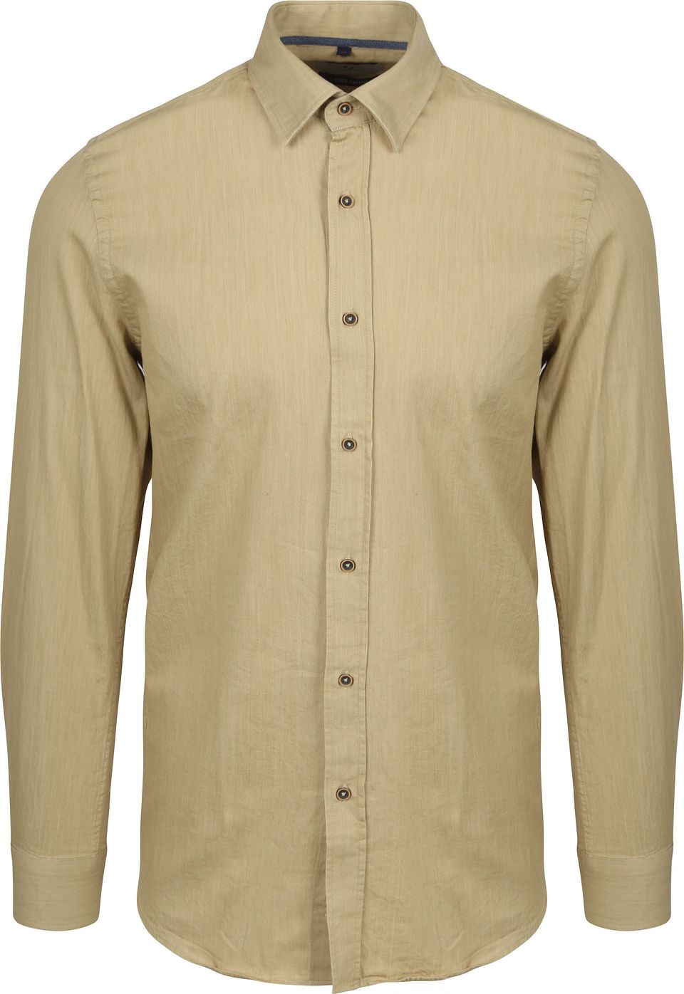 Skjorta Tvättad Sand Beige Storlek