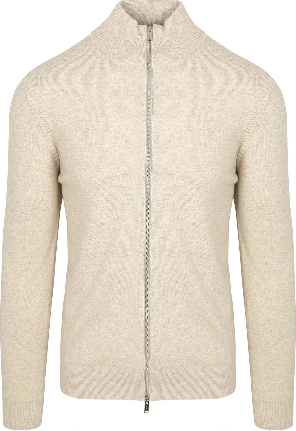 Väst Merinoull Ecru Beige Grå Storlek