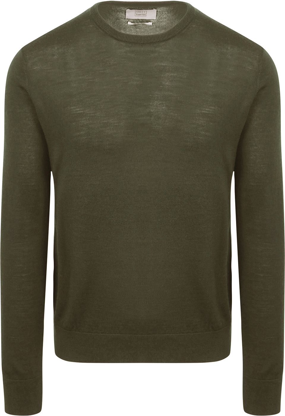 The John Pullover Merino Armégrön Grön Mörkgrön Storlek