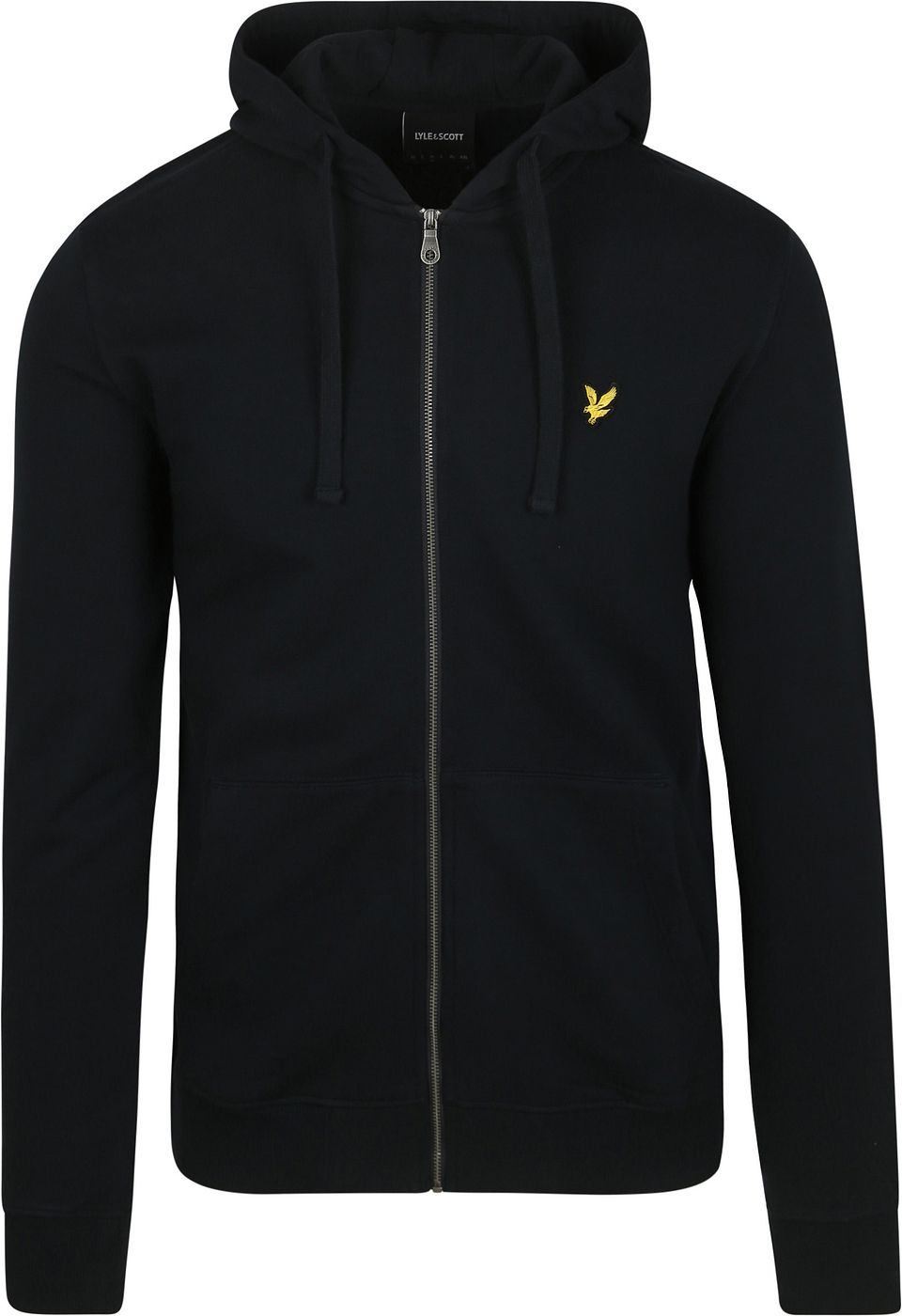 Lyle & Scott Kofta med dragkedja och huva, mörkblå Blå Mörkblå Storlek