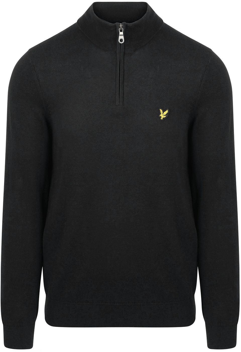 Lyle & Scott Tröja Halv Dragkedja Svart Storlek