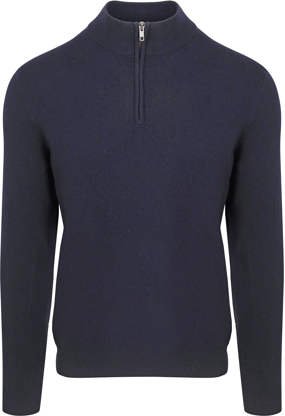 Half Zip-tröja Merinoull Marinblå Blå Mörkblå Storlek