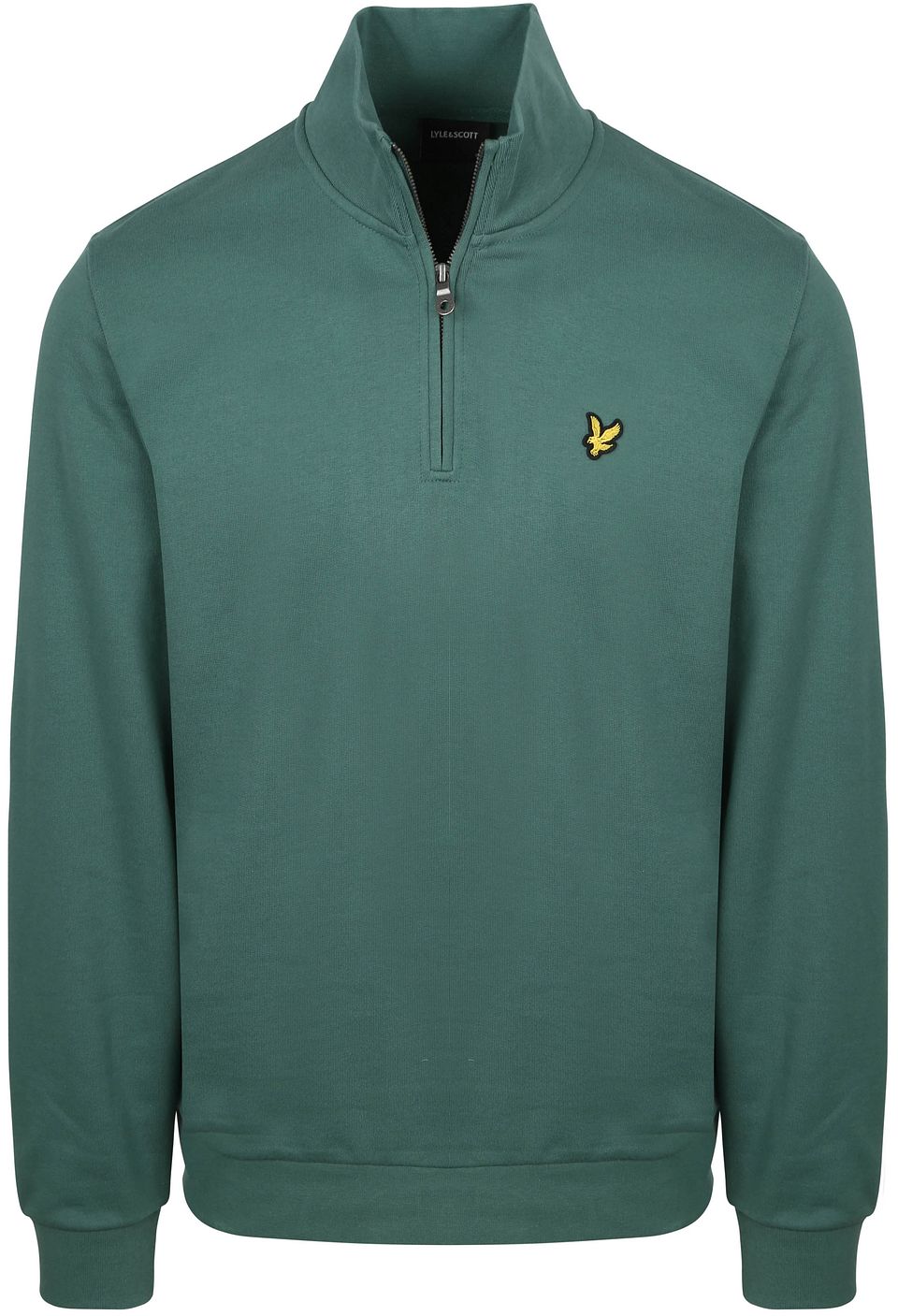Lyle & Scott Tröja Halv Zip Everglade Grön Mörkgrön Storlek