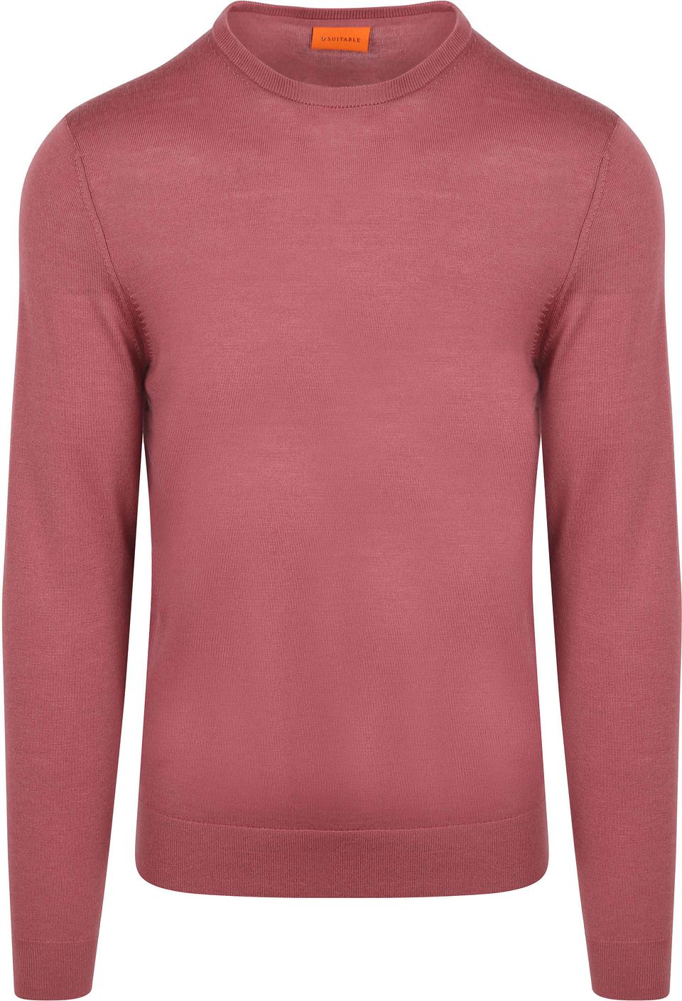 Merino Pullover Mauve Rosa Storlek