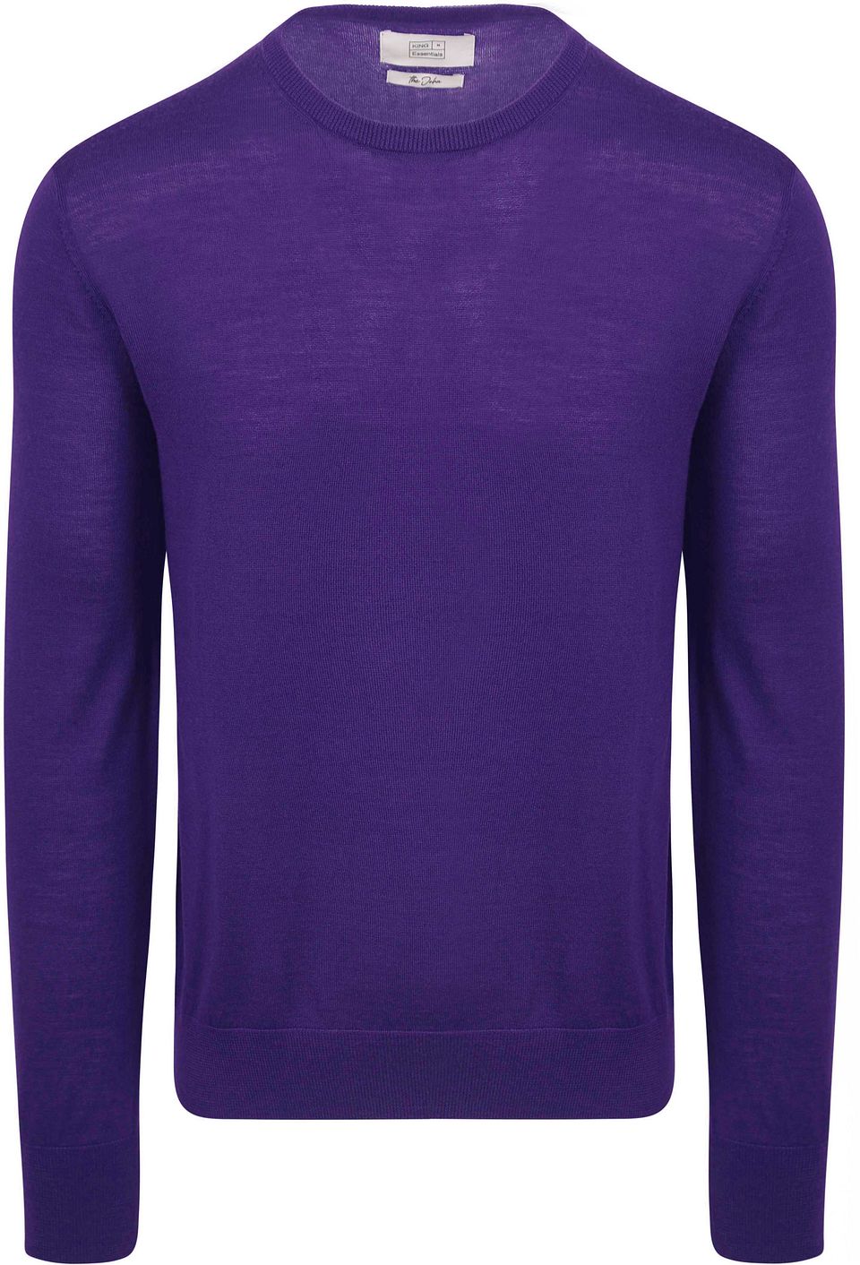The John Pullover Merino Lila Storlek