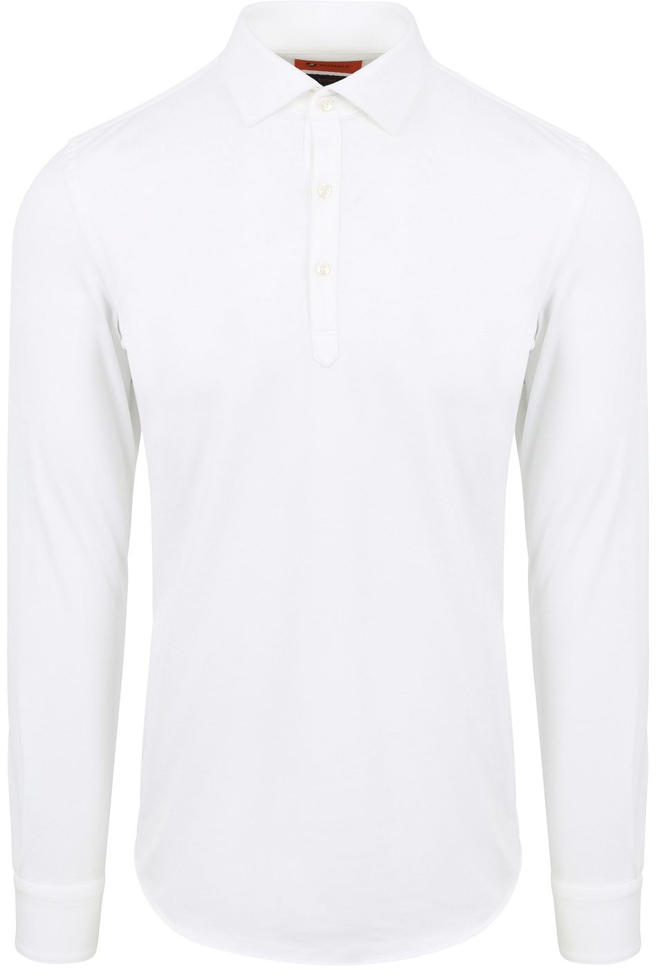 Camicia Långärmad Pikétröja i Vit Storlek