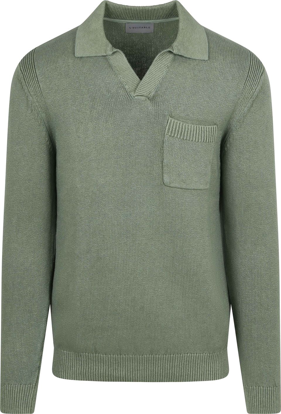 Raw Tröja Riva Stickad Grön Storlek