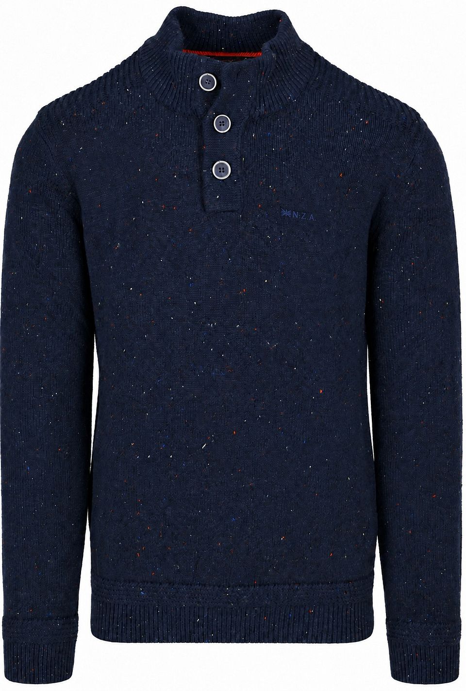 NZA Pullover Mocker Eltham Stickad melange Oxford