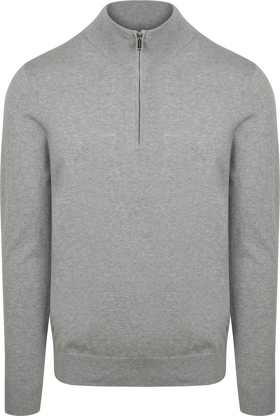 Half Zip Pullover Luxury Grå Storlek