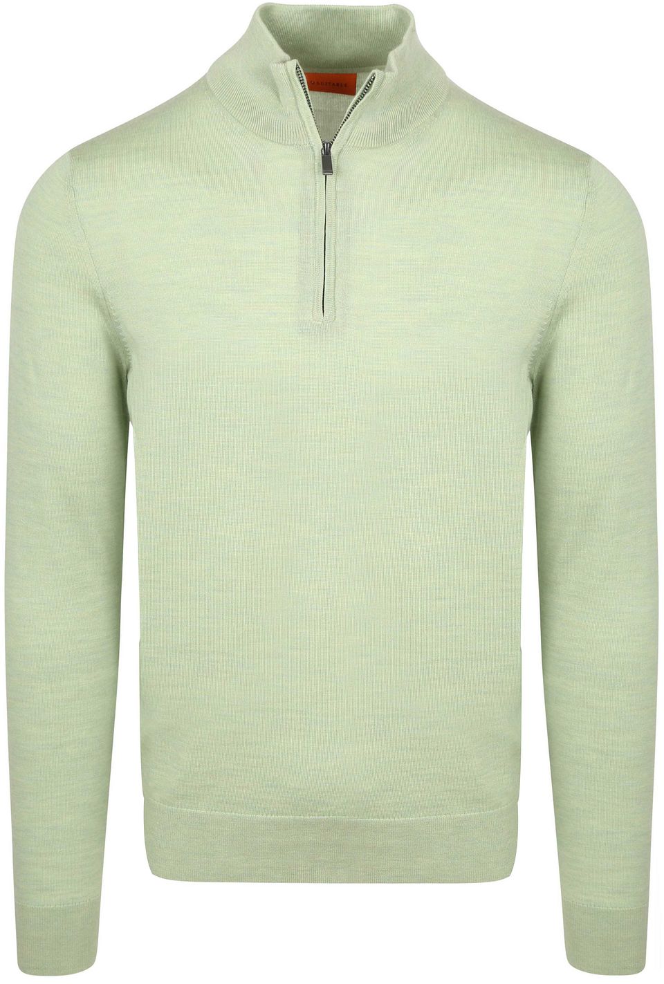 Suitable Merino Half Zip Sweater Light Green PU-MRI-HZ-26-LIME