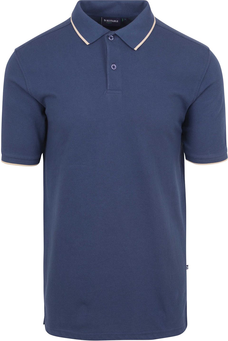 Respect Polo Tip Ferry Denim Blå Storlek