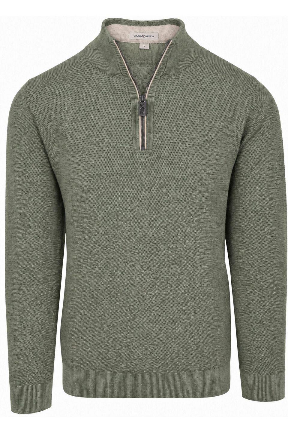 Halfzip Tröja Structure melange