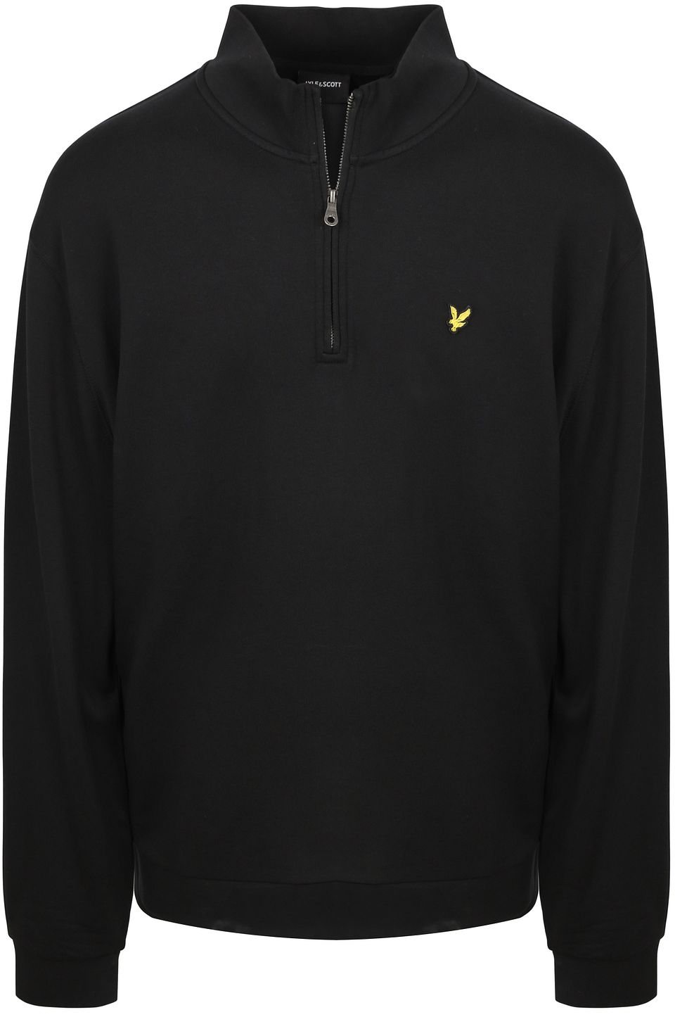 Clorets Lyle & Scott Plussize Sweat Half Zip Zwart ML2022VX-Z865 kopen