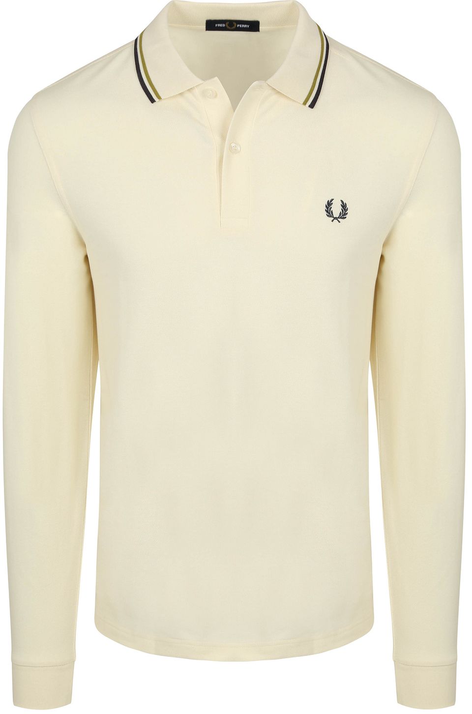 Långärmad Polo Ecru 46A