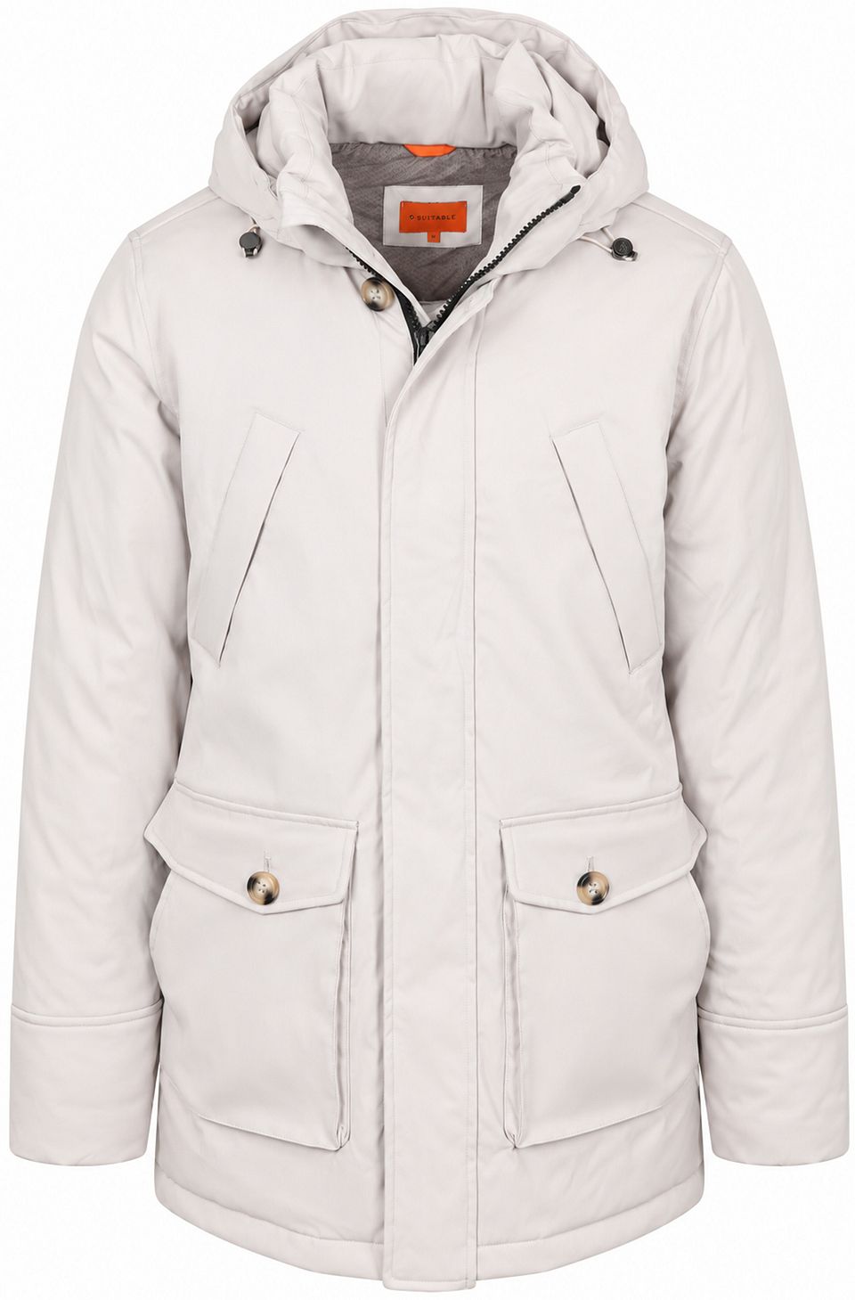 Jacka Snowtrack Kit Off-White Grå