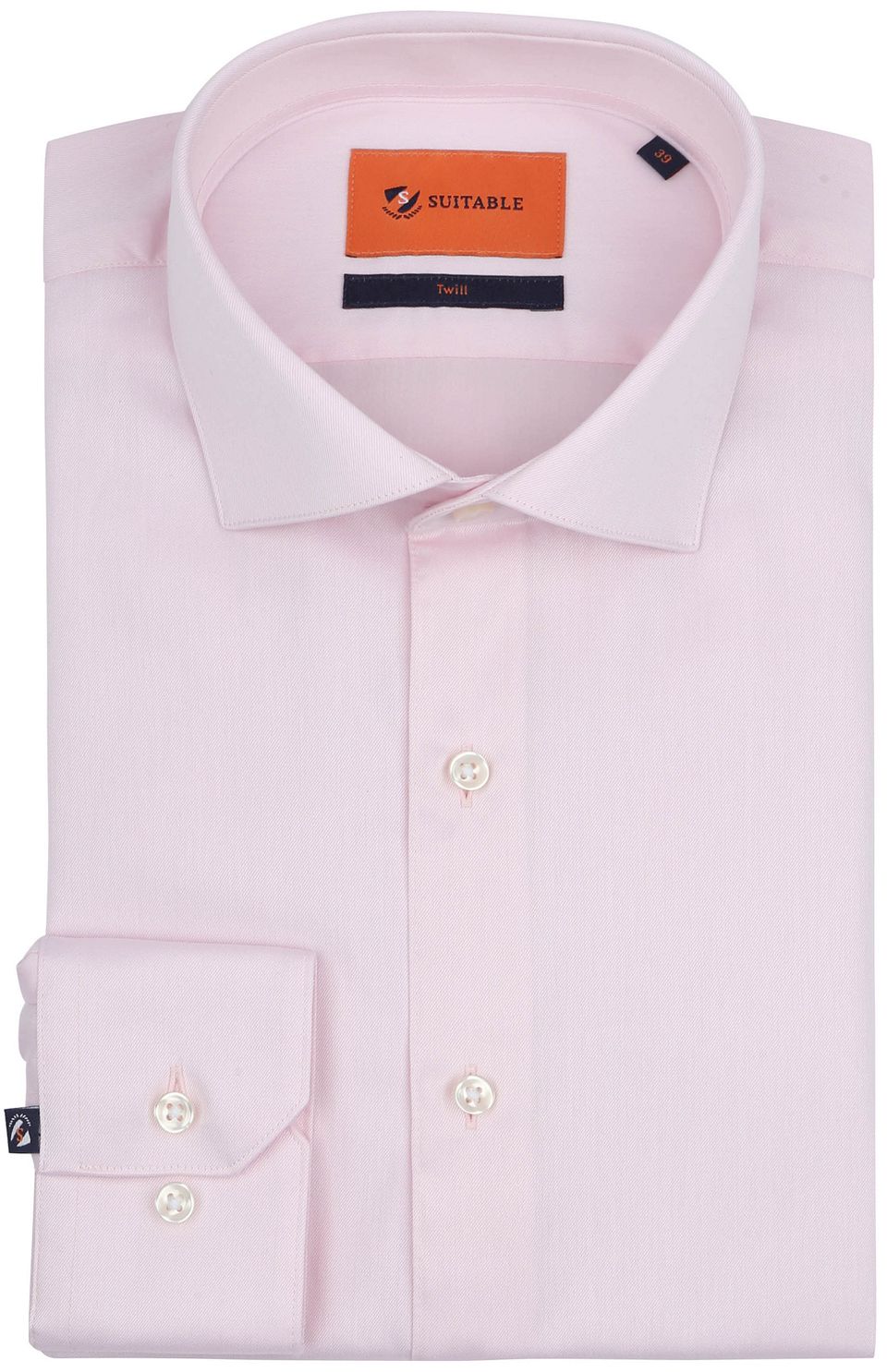 Skjorta Twill Rosa Storlek