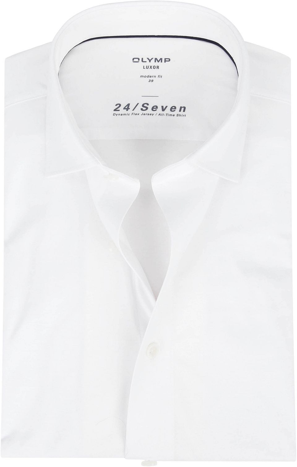 Luxor Jersey Stretch Skjorta 24/Seven Vit Storlek