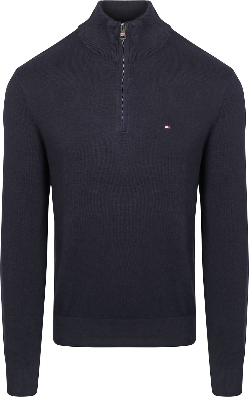 Halvzip Tröja Navy Blå Mörkblå Storlek