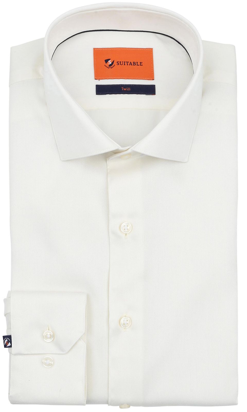 Bröllopsskjorta Ecru Beige Off-White Storlek
