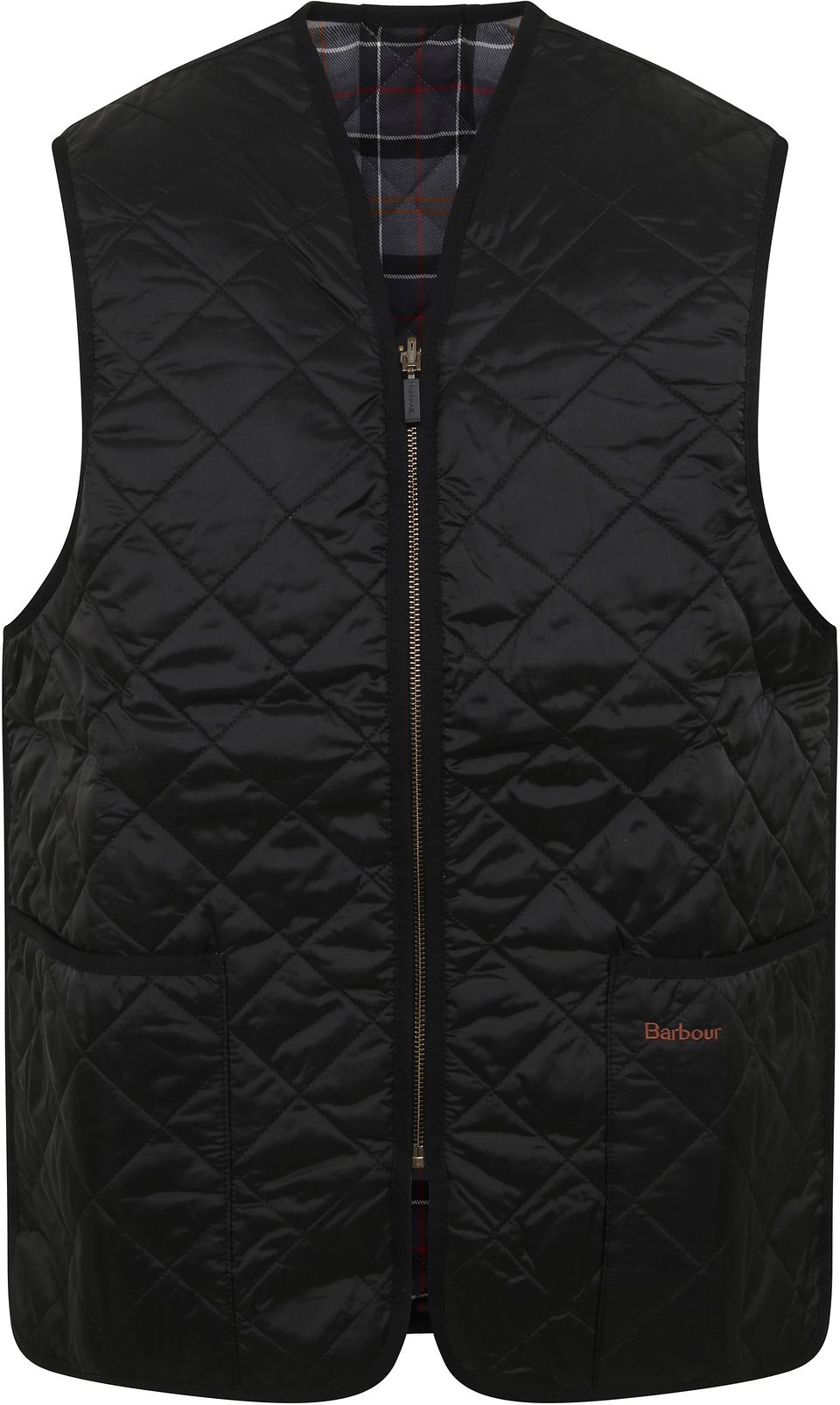 Barbour Waistcoat Quilted Zip-in Black MLI0001-BK91 order online